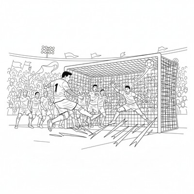 Messi skjuter frispark i krysset