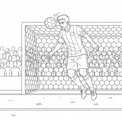 Messi nickar bollen i mål