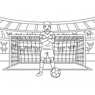 Mbappé gör målgest med korsade armar