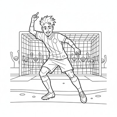 Neymar firar mål med dans