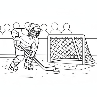 Ishockey målarbilder