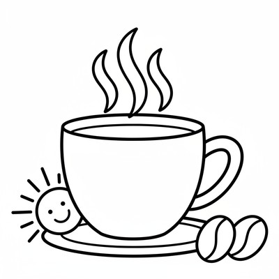 Dryck kaffe serveras i mugg