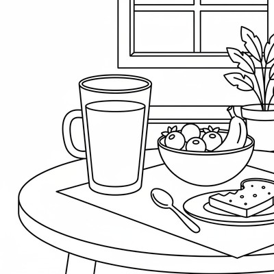 Dryck juice i glas på frukostbord