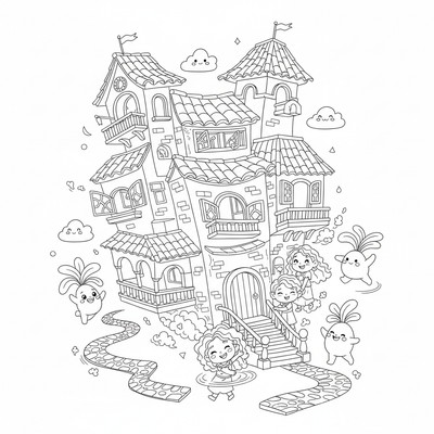 Encanto huset Casita rör på sig