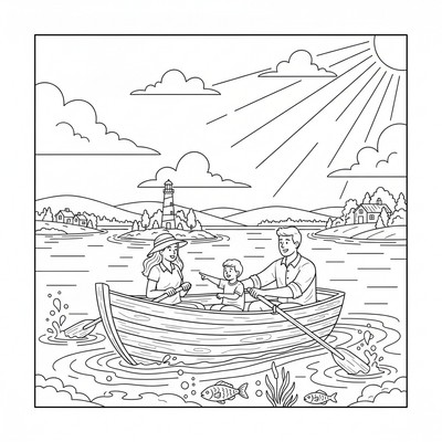 Sommardag med båttur