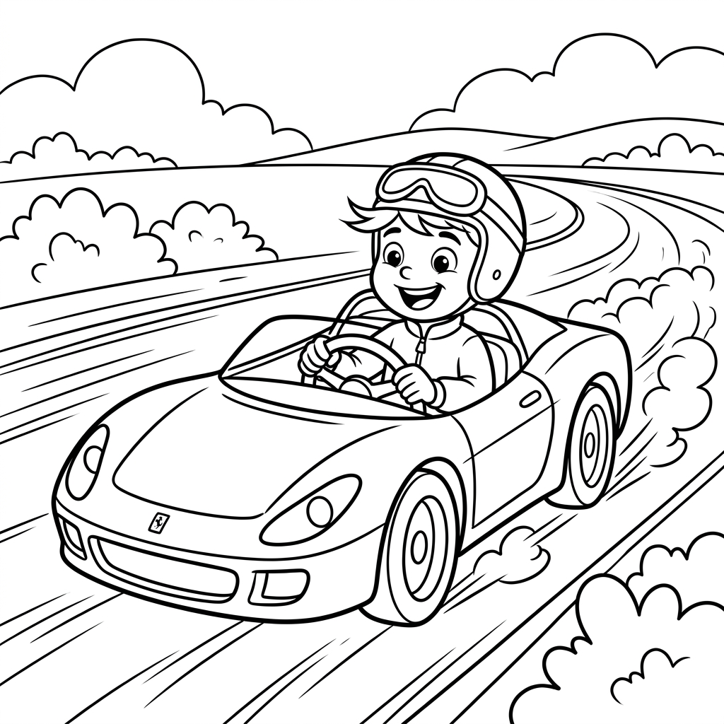 pojke som heter RAAD och ge mig namnet övan på pappret och han kör en grön ferrari bil, jätte snabbt