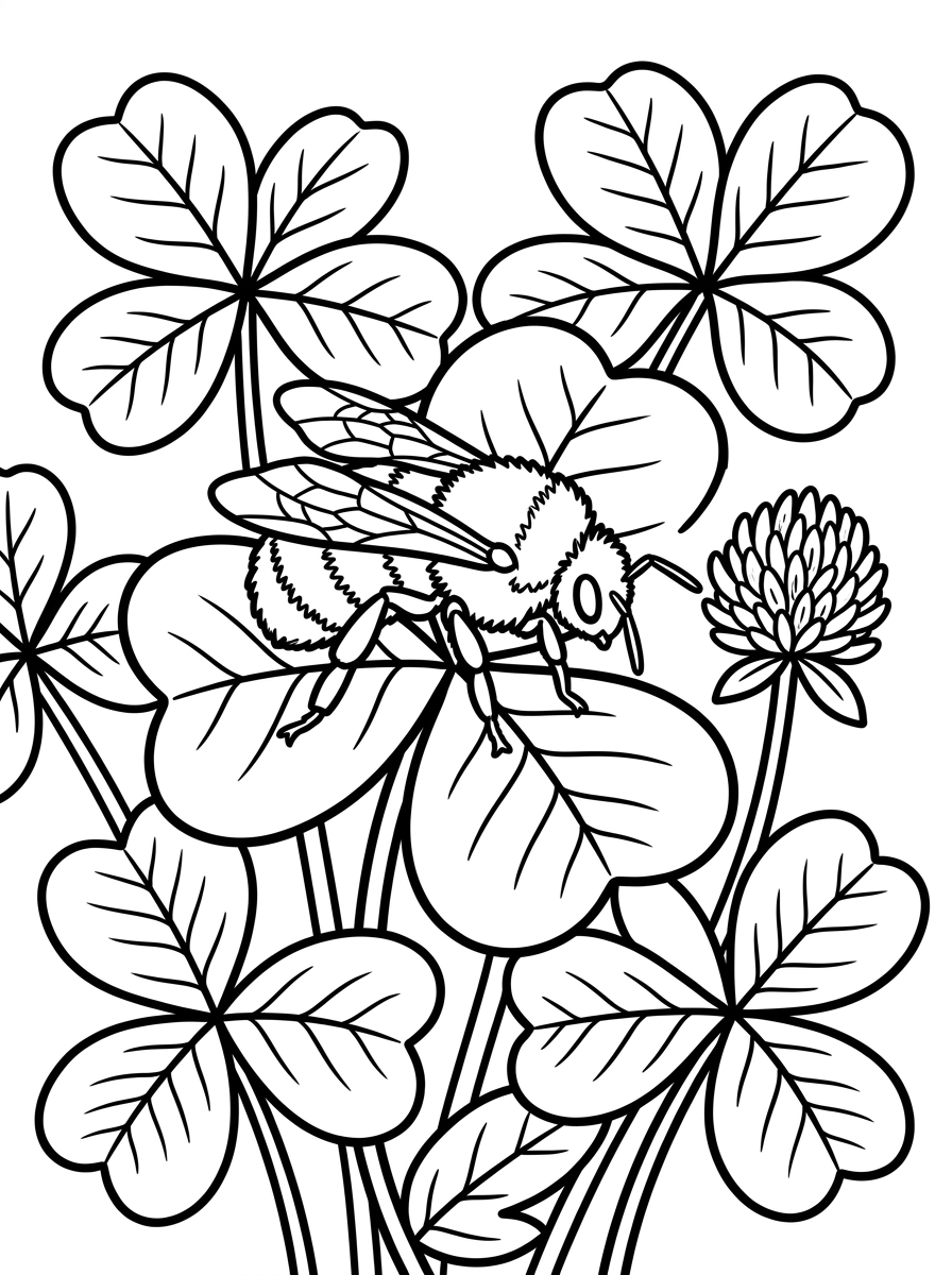 Bi vilar på klöverblad