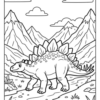 Stegosaurus genom dalgången