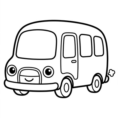 Liten buss, stor och enkel