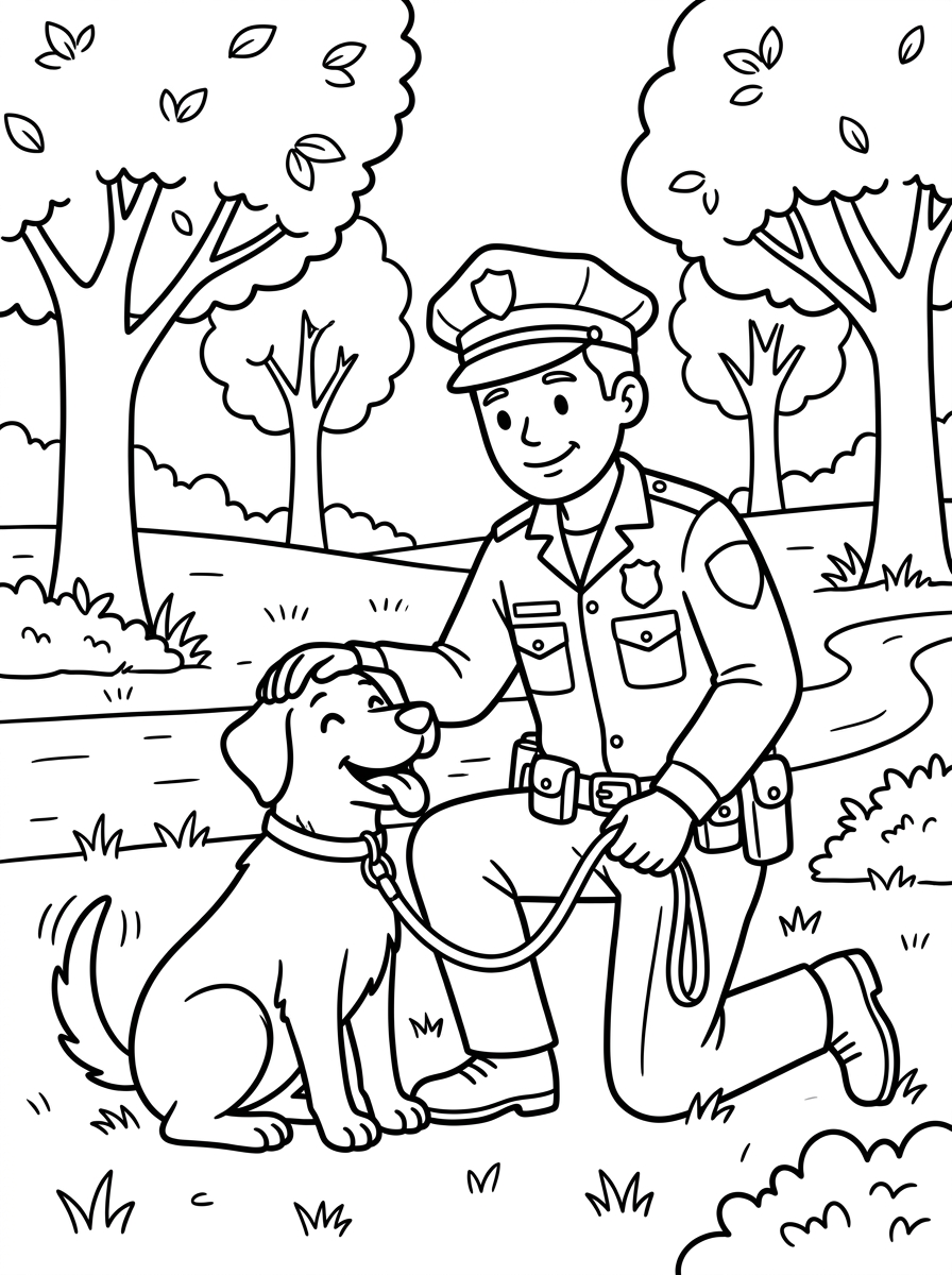 Polis hjälper hitta bortsprungen hund