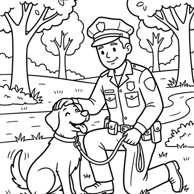Polis hjälper hitta bortsprungen hund
