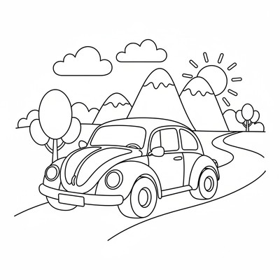 Volkswagen målarbilder